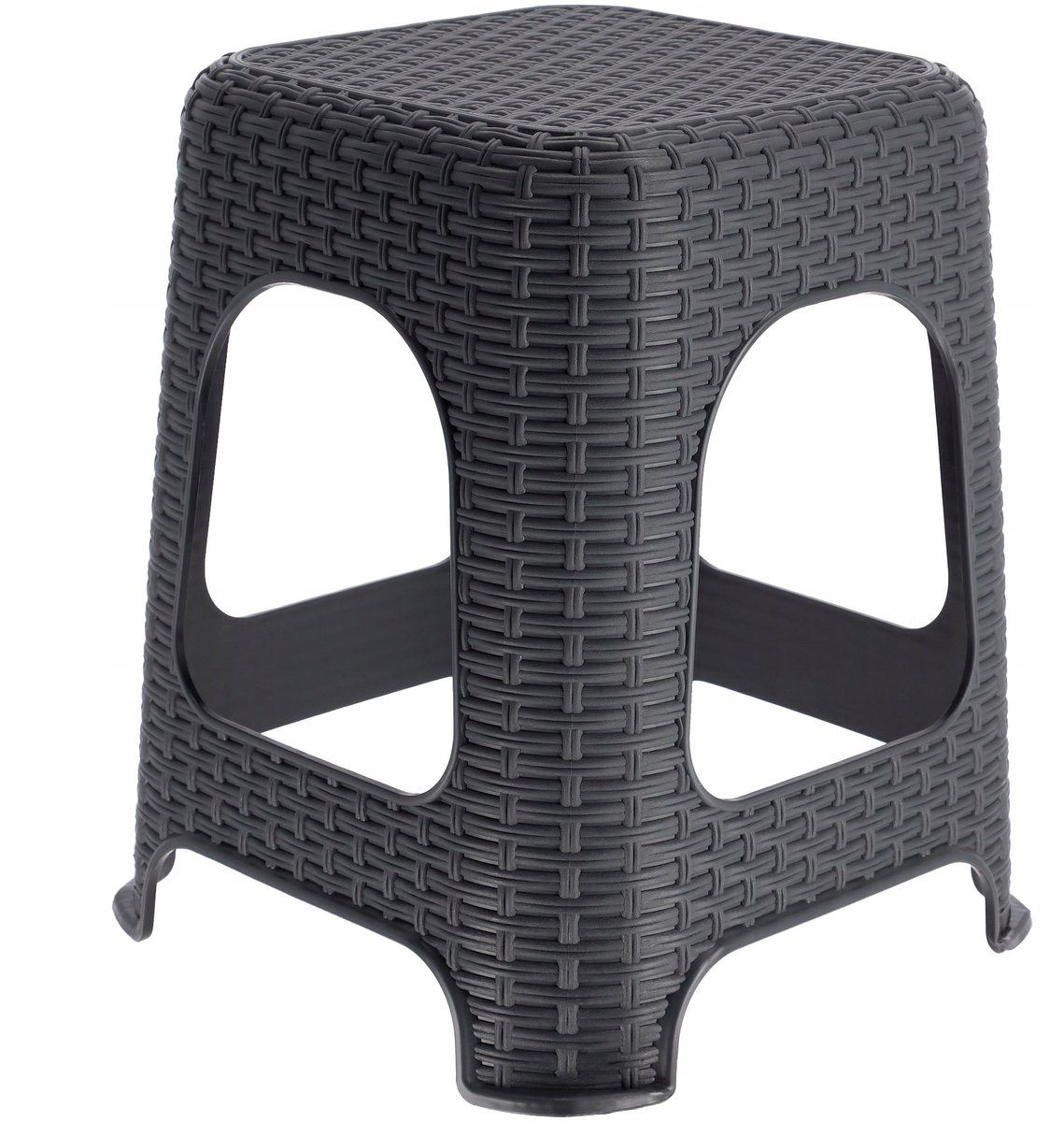 Stevig Antraciet Keukentabouret met Antislip Voeten - Max 120 kg