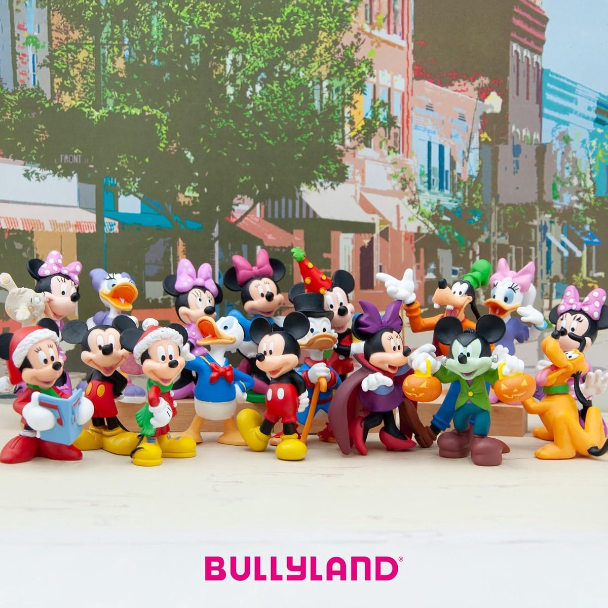 Bullyland 15329 – Speelfiguur en verzamelfiguur Minnie Mouse met puppy uit Disney, ca. 7,5 cm – levensecht en detailrijk vormgegeven – ideaal als taartfiguur en klein cadeautje voor kinderen vanaf 3 jaar. — afbeelding 5