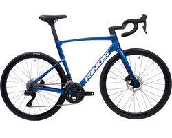 Rinos Odin6.0 Carbon Road – Racefiets – met UCI Frameset – met SHIMANO Di2 – 24 versnellingen en schijfremmen – lichte fiets voor dames en heren – 700 x 40C – Kameleon Blauw Paars M