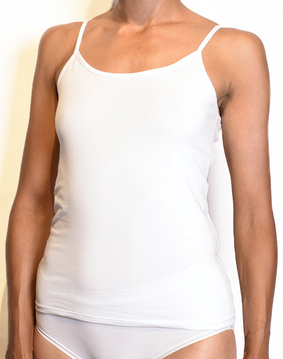 Giuliano Basic Singlet | Wit | Dames | M