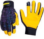 Gants de Cyclisme en Cuir pour Hommes et Femmes – Gants de Travail Tactiles – Respirants, Antidérapants & Confortables – Idéaux pour le Cyclisme, le Bricolage & l'Extérieur
