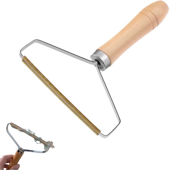 1 stuk - draagbare stof scheerapparaat - pluizenverwijderaar - draagbaar handmatig ontharingsapparaat - draagbare schraper - voor bank, autostoel - 15.5×13cm