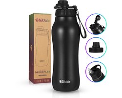 Blikkie® Premium RVS Sportfles 1 liter – driedubbel geïsolee