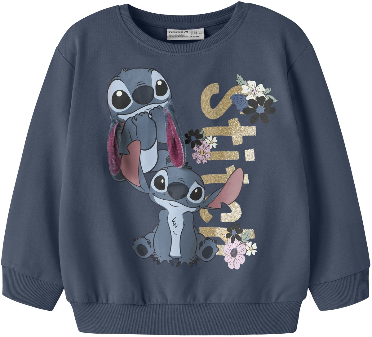 NAME IT - NMFJINNY STITCH NREG SWEAT UNB WDI - Meisjes - Sweaters