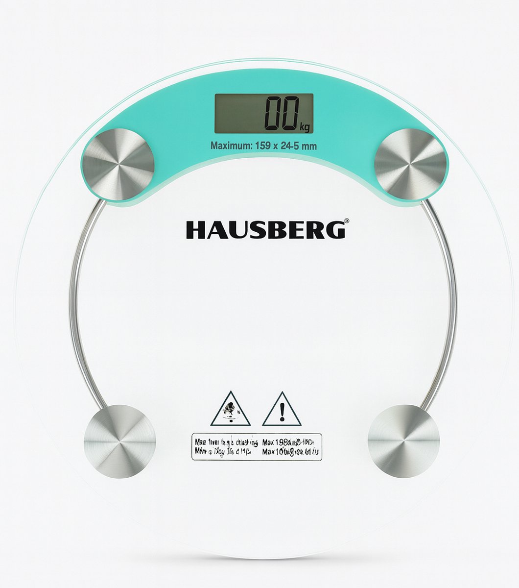 Digitale Personenweegschaal – Gehard Glas – LCD Display met Verlichting – 180kg Capaciteit – 0,2kg Nauwkeurig – Automatische Uitschakeling – Tarra-functie – Overbelasting & Batterij Indicatie