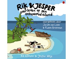 Omslag van Rik en Jesper overleven op een onbewoond eiland