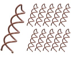 Spiraalvormige Haarspelden Set van 10 – Twist Bobby Pins voor Opsteekkapsels – Roterende Hair Pins voor Vlechten, Knotten & Bruidskapsels – Sterke Anti-Slip Haaraccessoires voor Lang & Dik Haar