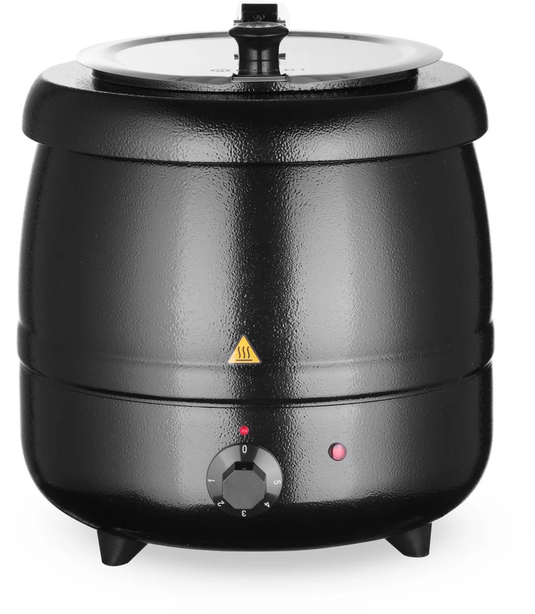 Soepketel Zwart 10 liter Bain Marie