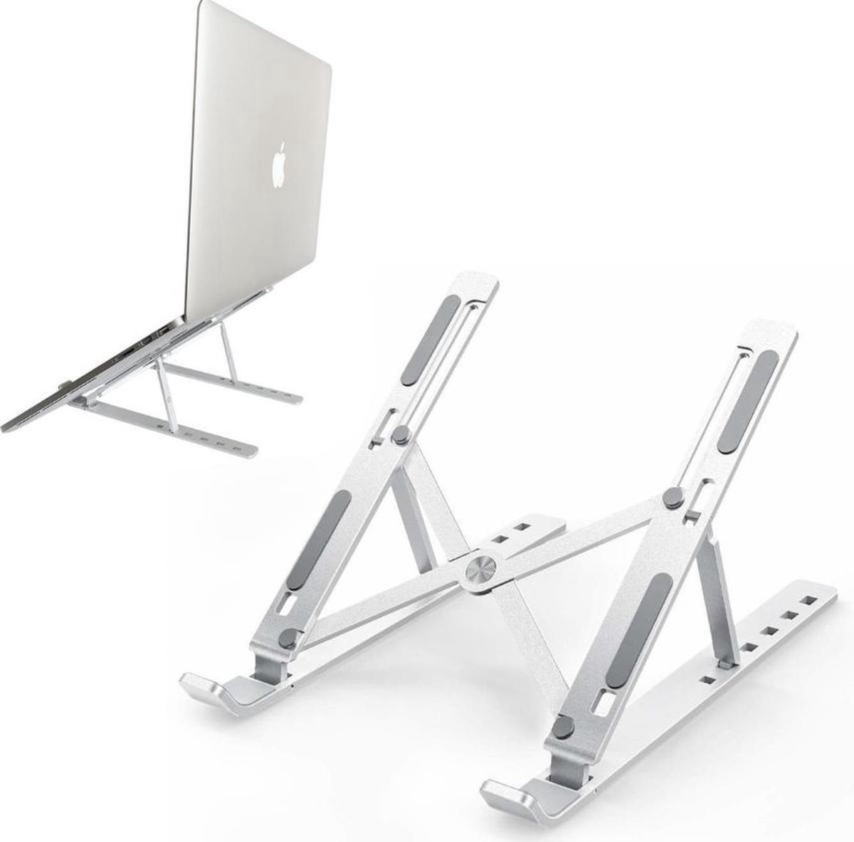 Verstelbare Ergonomische Laptop - zilver