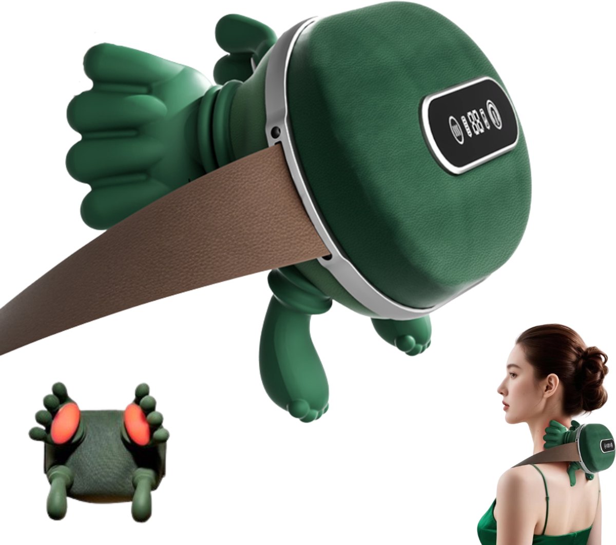 MrGoods Nekmassage Apparaat - Verwarmde Massagehand - - MrGoods - €71,95