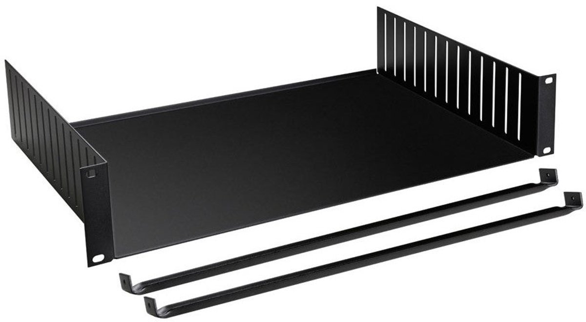 Adam Hall 19" Racklamp 2HE Adapter voor niet 19"-apparatuur - Rack tray