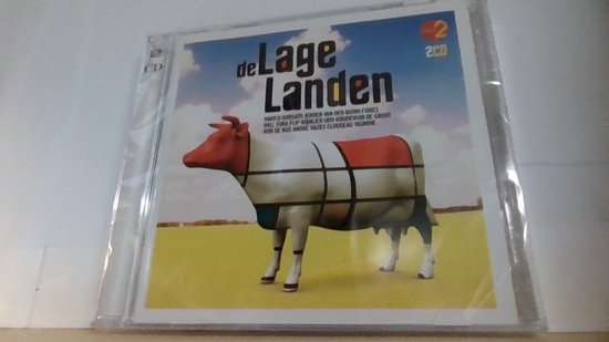 CD hoes met koe in rood-witte vlakken, titel 'de Lage Landen'.