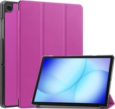 Samsung Galaxy Tab A9 Plus Cover Book Case Case Luxe Cover - Coque Samsung Galaxy Tab A9+ - Violet