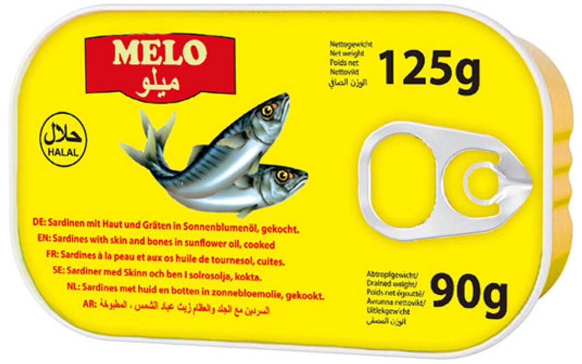 Melo Sardines 3x125GR