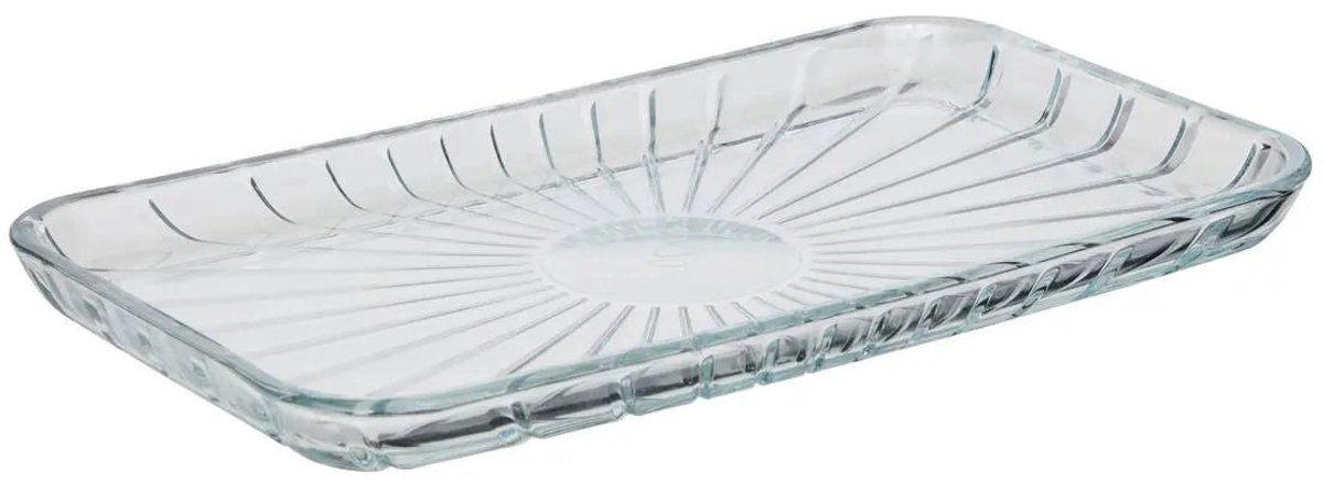 Secret de Gourmet Glazen Plateau - 28x16x2cm - Transparant