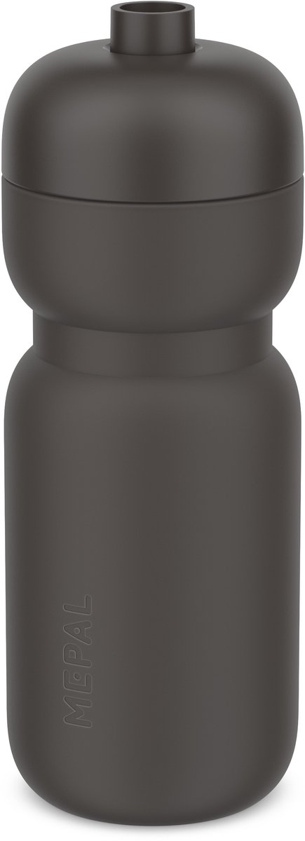 Mepal Bidon squeeze Sport - 600 ml - Knijp en drink - Lekdicht ventiel - Vaatwasmachinebestendig - Drinkflessen - Graphite black