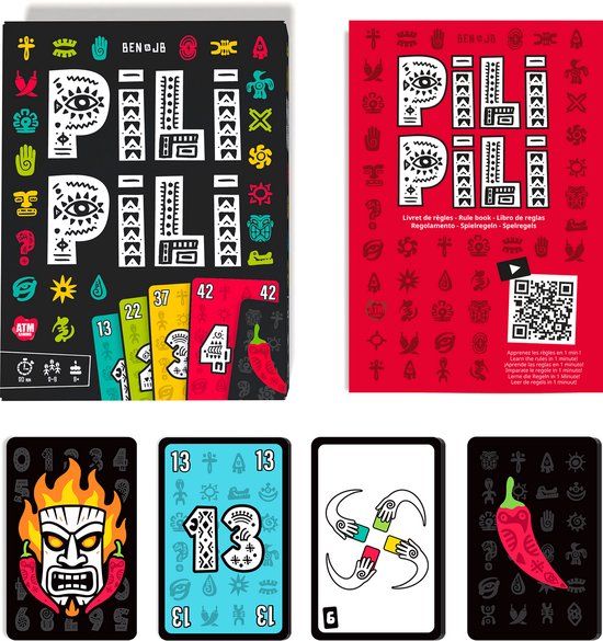 Pili Pili - Kaartspel – Partyspel – Hilarisch – Snel Spelverloop – Ideaal voor Feestjes