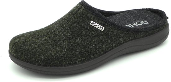 Rohde 2287 90 Dames Pantoffels Open Pantoffels Zwart Rohde 2287 90 Dames Pantoffels Open Pantoffels Zwart