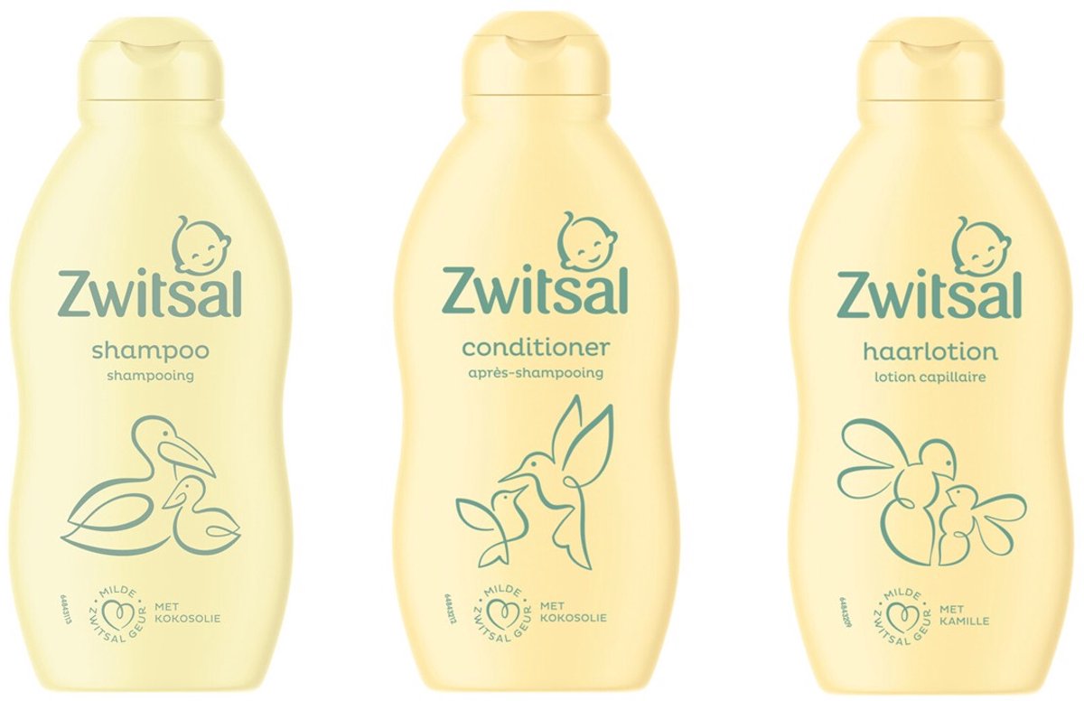 Zwitsal Voordeelpakket Haarverzorging - Shampoo / Conditioner / Haarlotion