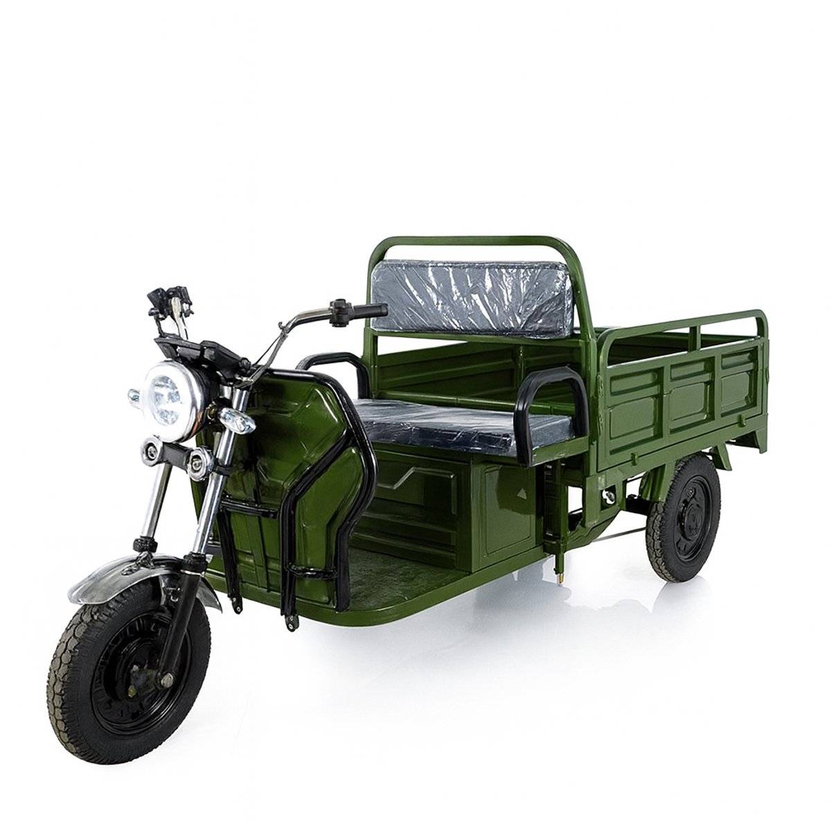 Ecowielen Courier – Elektrische Driewieler 2000W | 25 km/u, Actieradius tot 79 km, 72V/32Ah accu, 478 kg draagvermoge