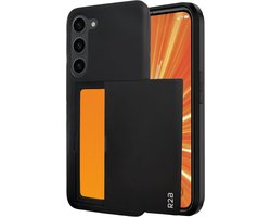 R2B Hoesje geschikt voor Samsung Galaxy S23 Plus met Pasjeshouder - 3 Pasjes - Screenprotector - Telefoonhoesjes - Gsm Hoesje - Phone Case - Model Utrecht