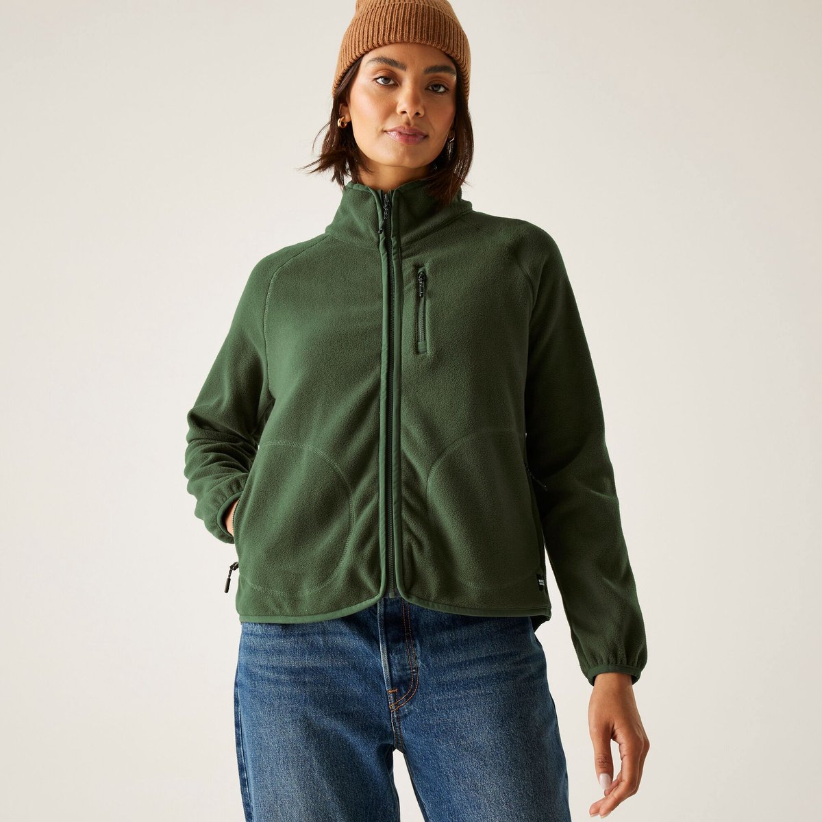 Frankie Full Zip Isolerende Fleece Groen