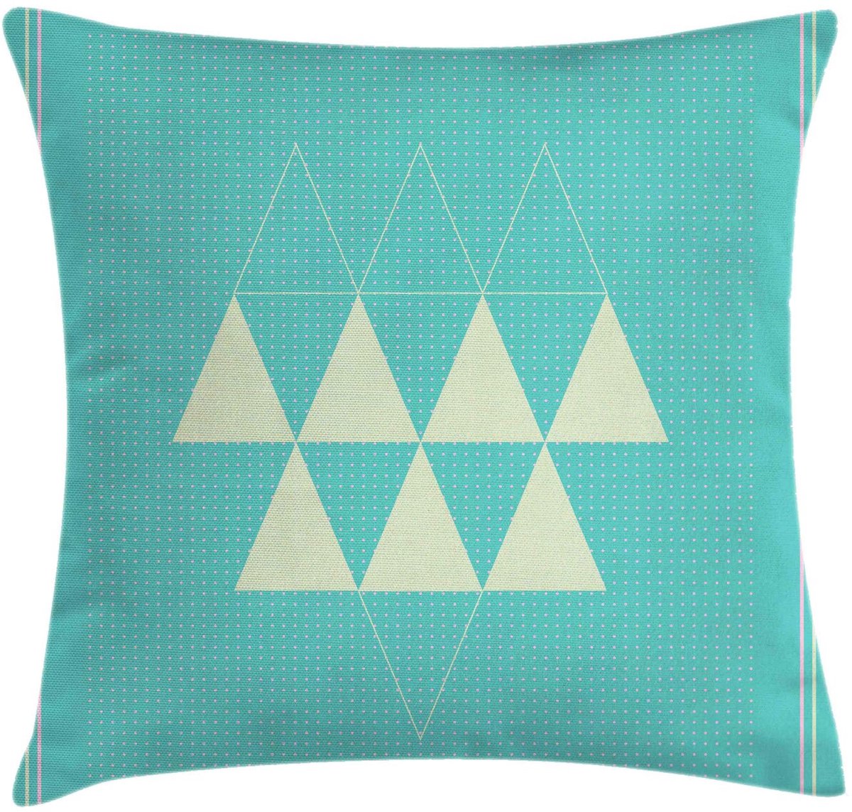 ABAKUHAUS Kussenhoes Geometrisch – Dubbelzijdig 45x45 cm – Donker Seafoam Dunkel Seafoam