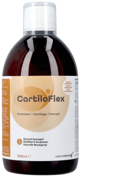 Natural Energy Cartilo Flex | Kraakbeen - Glucosamine MSM Heermoes 500 Siroop