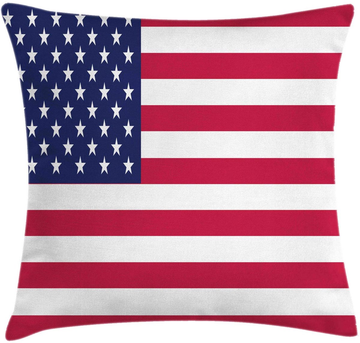 ABAKUHAUS Kussenhoes Vierde juli – Decoratief 50x50 cm – Nachtblauw-Wit