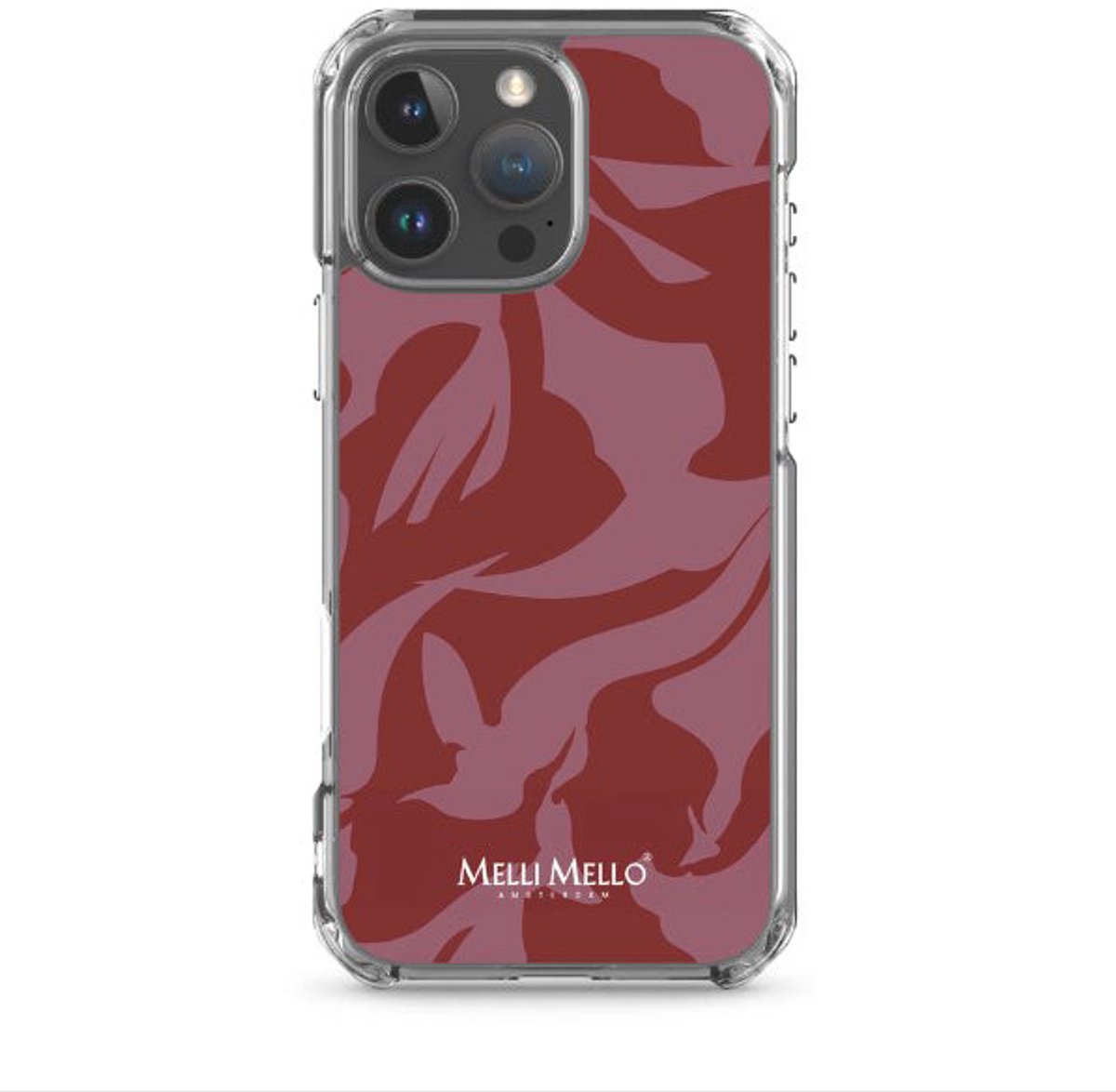 Melli Mello Telefoonhoesje Crimson Wave (Soft case) - Apple iPhone 16 Pro Max