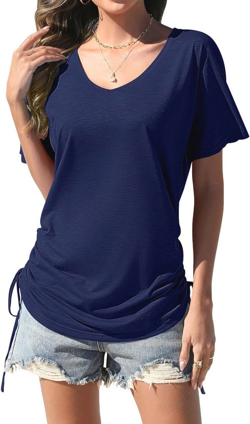 Ekouaer Strandjurk voor dames, zomer, strandtuniek, korte bikini cover-up, badmode, strandshirt, mouwloos, strandponcho, S-2XL, Cocuspalm, XXL