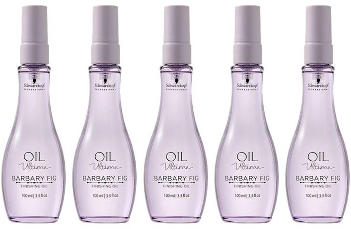 5x Schwarzkopf Oil Ultime Barbary Fig Oil 100ml