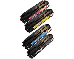 KATRIZ KATRIZ® Huismerk Toner Multipack- MET CHIP- HP 415A (W2030A+W2031A+W2032A +W2033A)- Zwart, Cyaan, Geel & Magenta - Geschikt printer model HP Color…