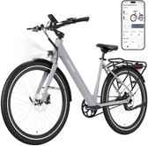 Hitway Elektrische Fiets BK18 Pro - Trendy 28 Inch City Commuter EBike met Afneembare 36V 10.4Ah Lithium Batterij - Mountain E-Bike met 250W Motor - APP Bediening - IP54 Waterdicht