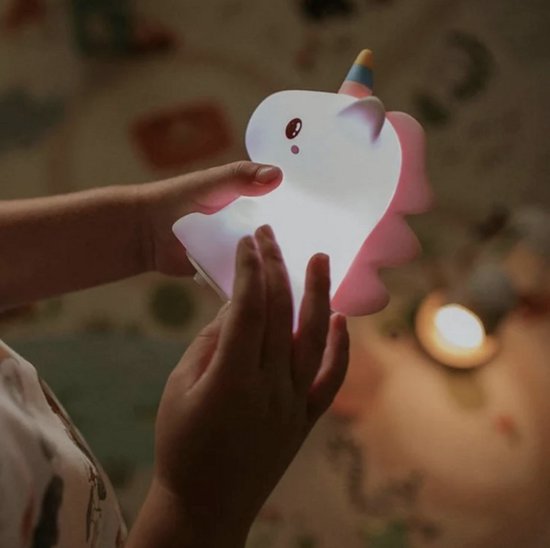 Mary’s - Nachtlamp - Unicorn - Siliconen van Merkloos — afbeelding 3
