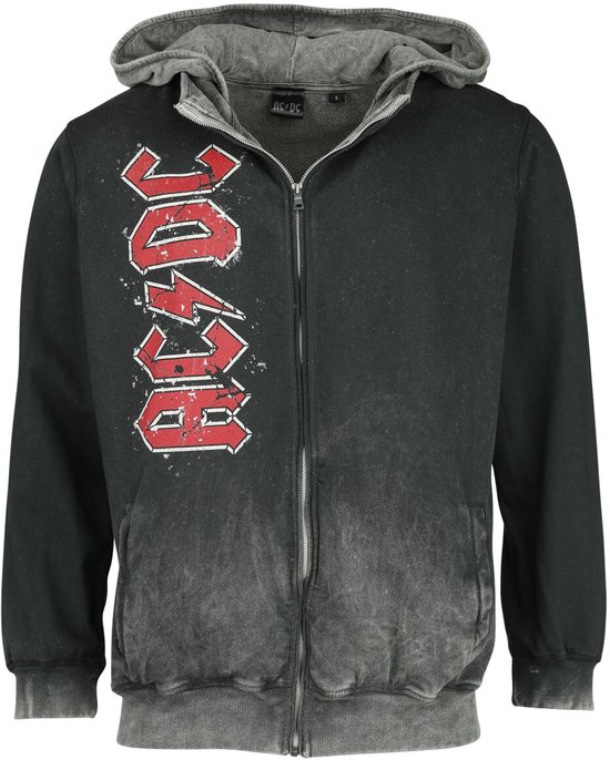 Gilet à capuche AC/ DC Highway To Hell! pour homme - Noir - XL