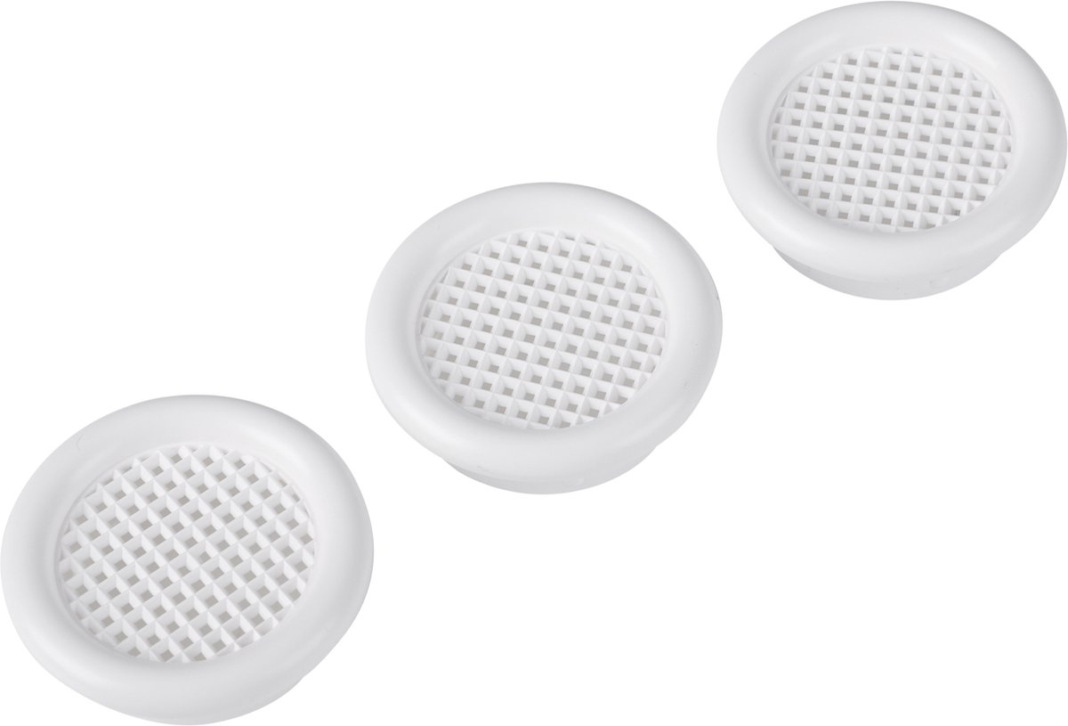 Starx ventilatierooster - rond - met kraag - Ã˜ 32 mm - wit