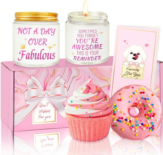 Ensemble de soins personnels unique pour femmes - Ensemble de bain spa relaxant pour elle - Cadeaux d'anniversaire et cadeaux de rétablissement