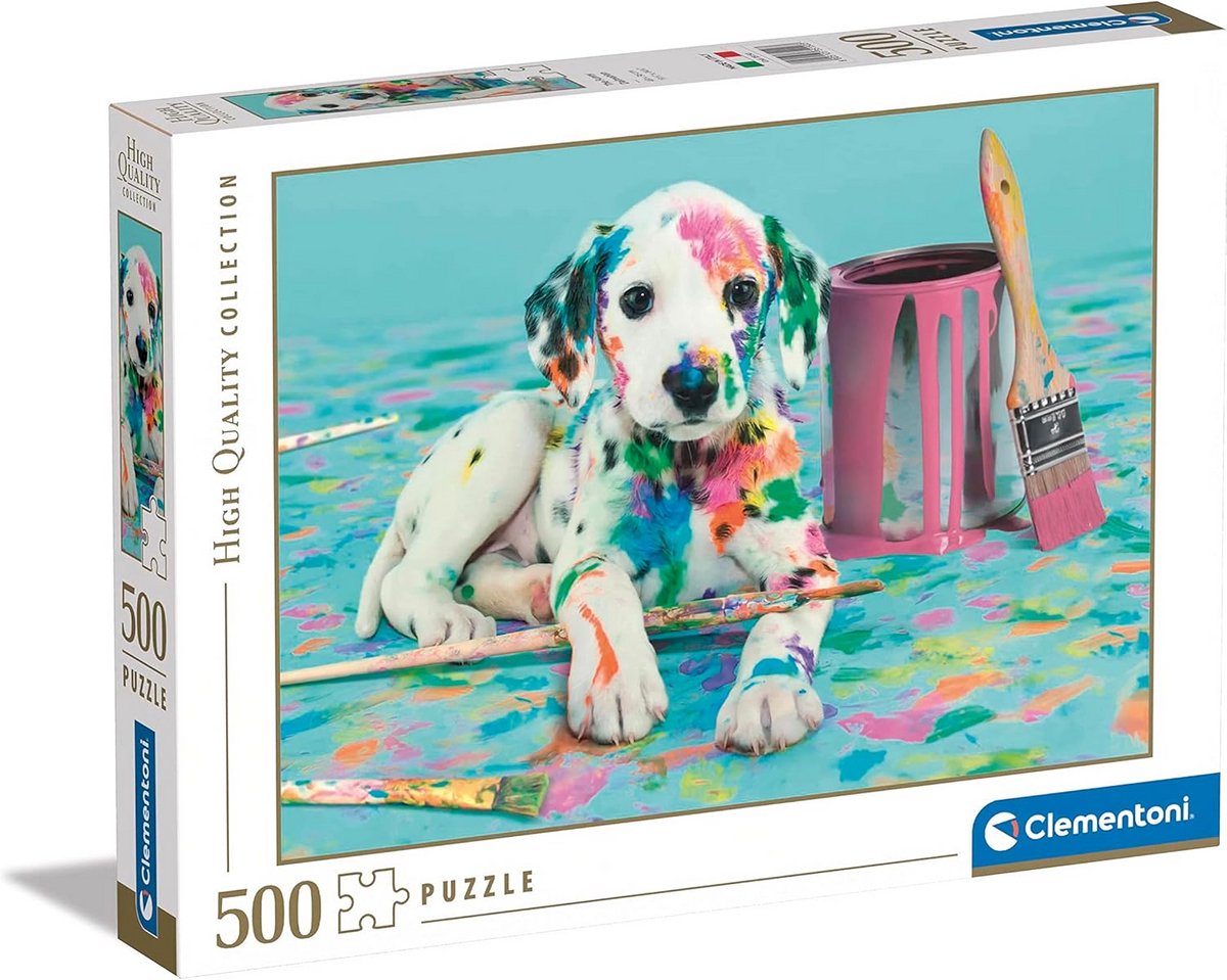 High Quality 500 Pieces Puzzle Funny Dalmatian for Adults and Children