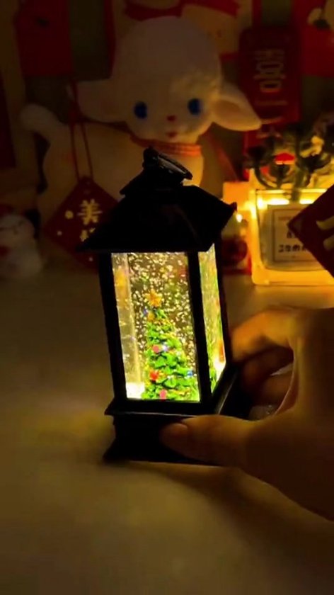 Jojoy - Lanterne de Noël avec Siècle des Lumières - Lanterne d'intérieur - Décoration de Noël - Décorations de Noël - Éclairage de Noël - GLOWMAS