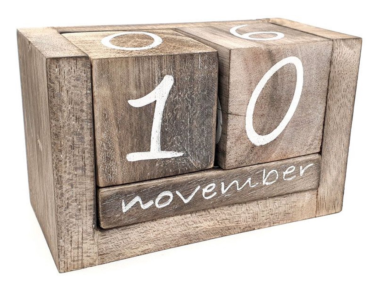kalender 10x16cm natural