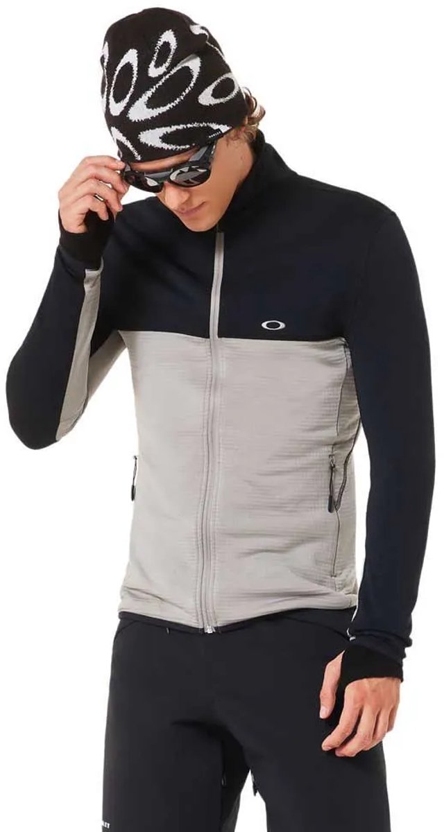 Oakley Apparel Canopy Fleece Met Volledige Rits Grijs M Man