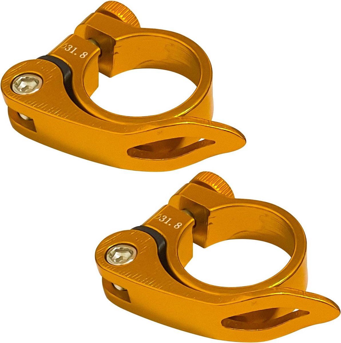Fietsstoelklem Quick Release 31,8 mm - Aluminium Zadelklem voor Fietszadel