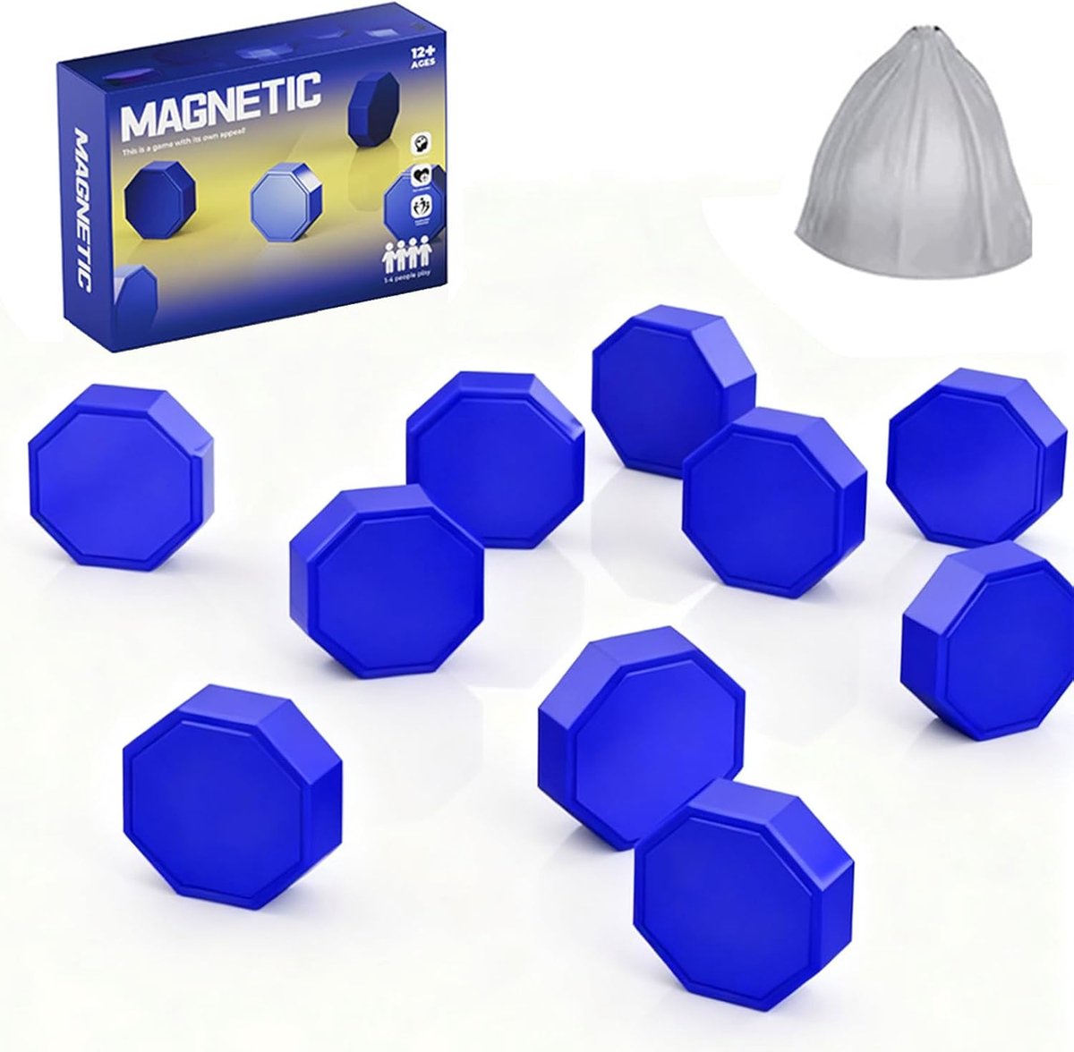 Magnetisch schaakspel, educatief spel, draagbaar schaakspel voor familie, feest, verjaardag en Kerstmis
