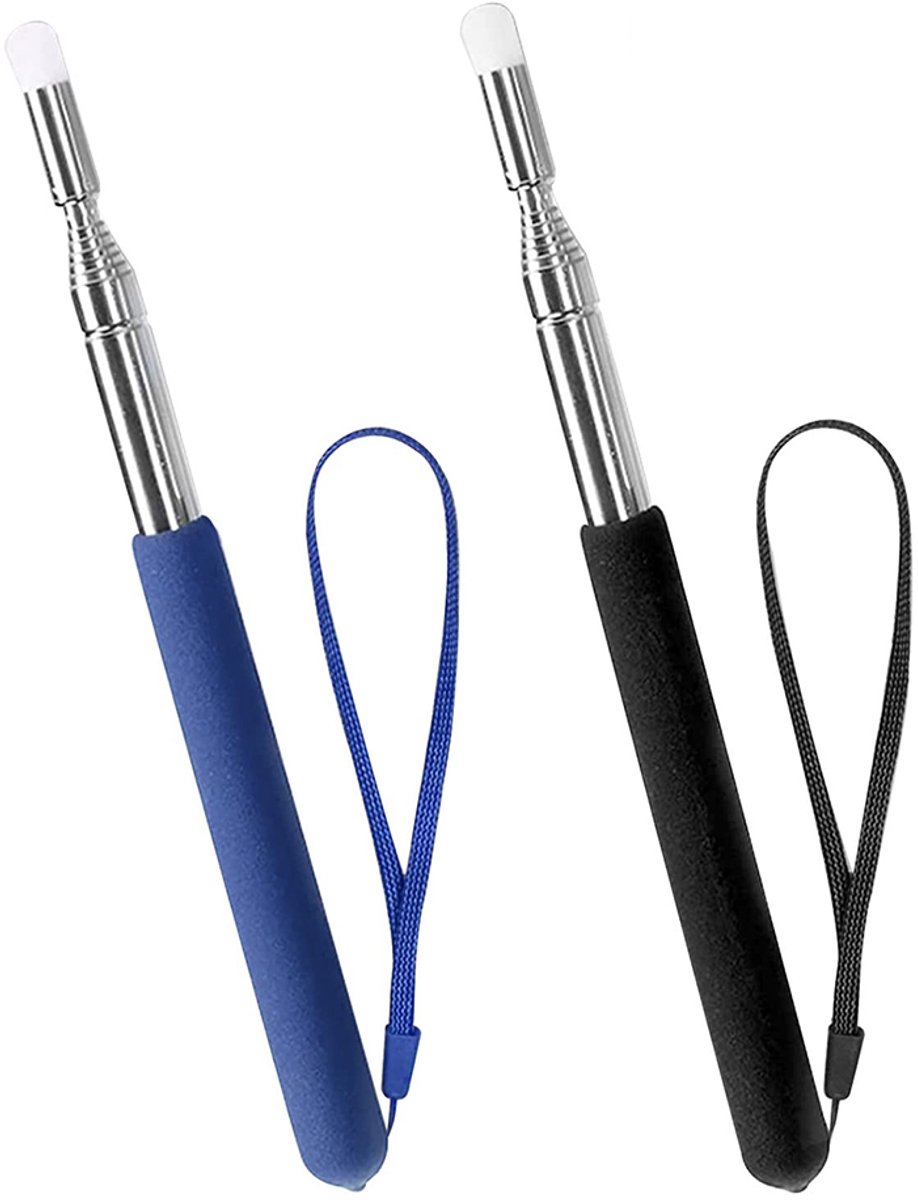 2 stuks Telescopische Pointer Uitschuifbaar 100 cm Leer Pointer Pointer