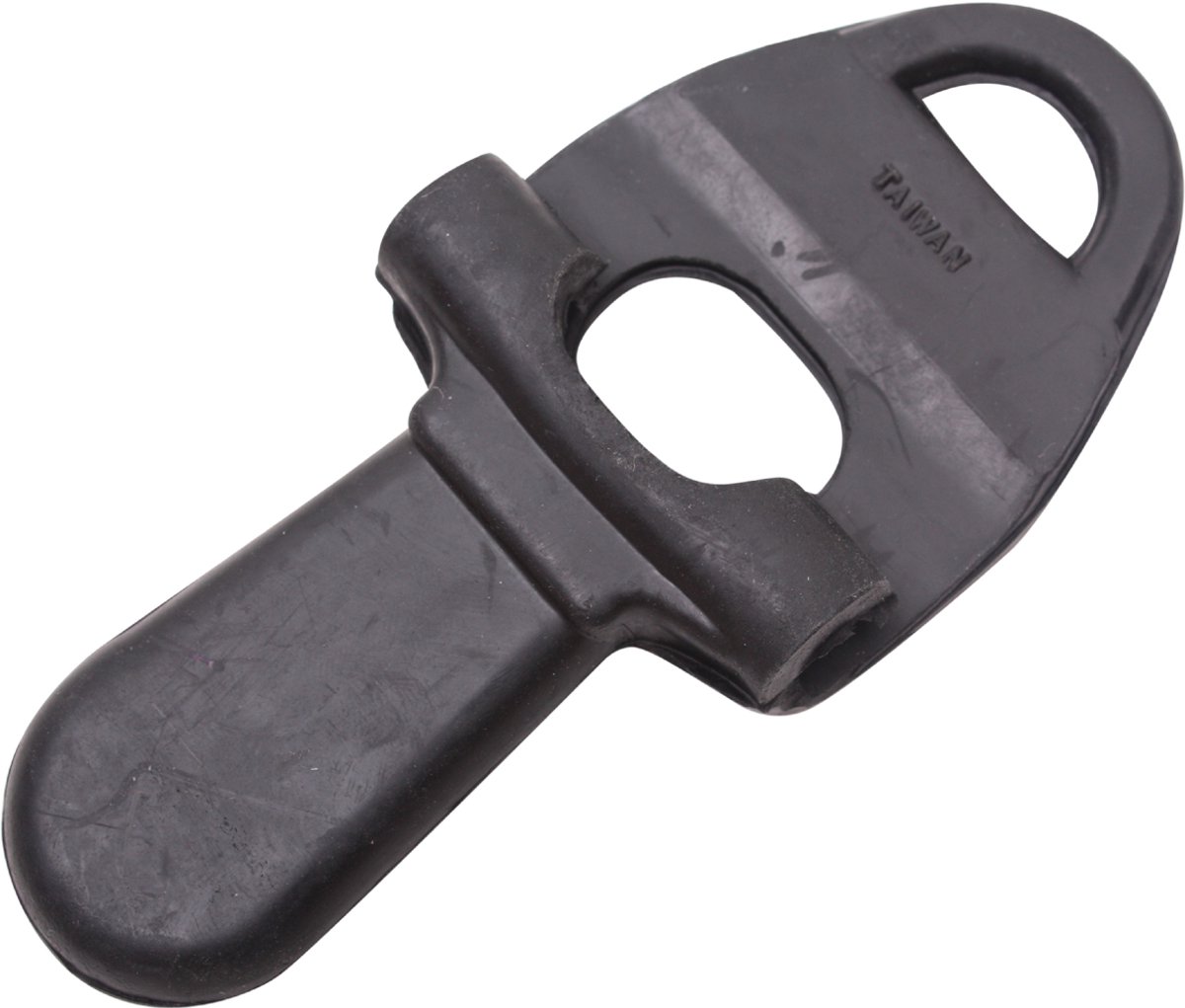 BR tonglepel rubber Zwart