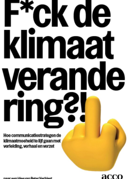 F*ck de klimaatverandering?! - cover