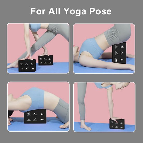 Unyqoos® Complete Yoga Set met Blokken en Band voor Verbeterde Flexibiliteit en Balans — afbeelding 5