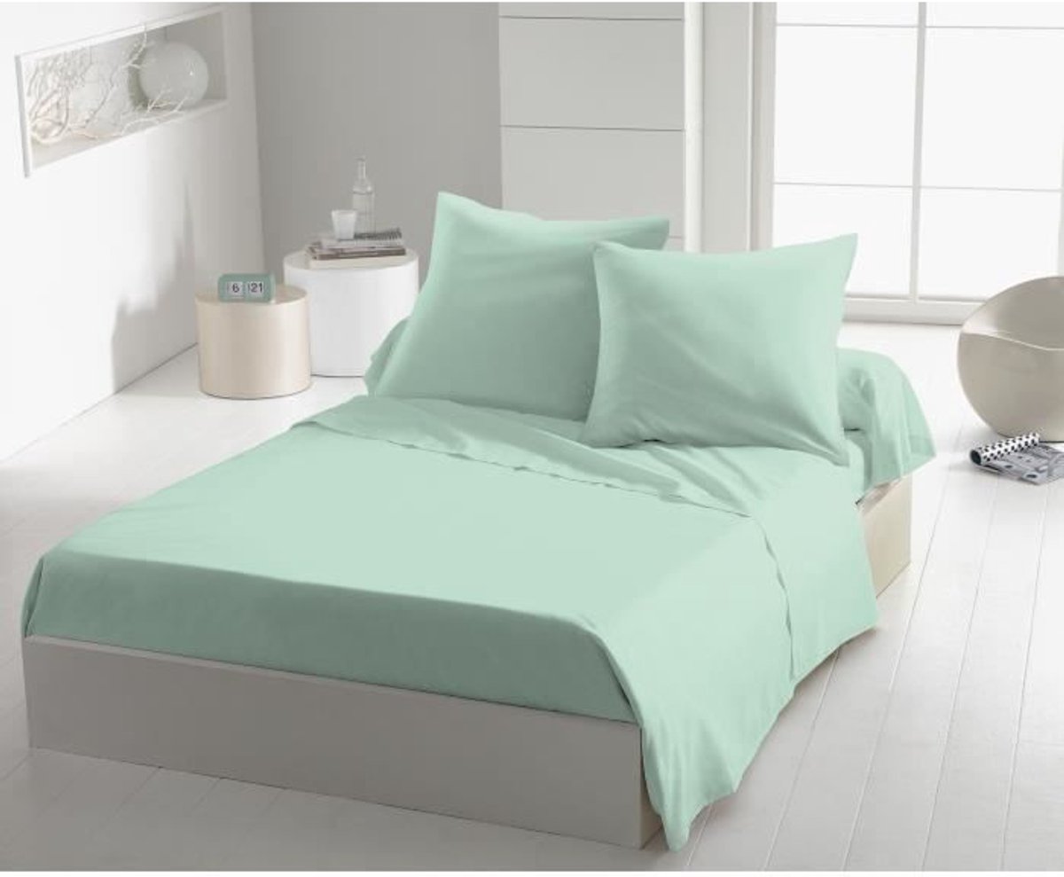 Laken - HOME LINGE PASSION - HP72095 - 82 g microvezel - 240 x 300 cm - Aquagroen