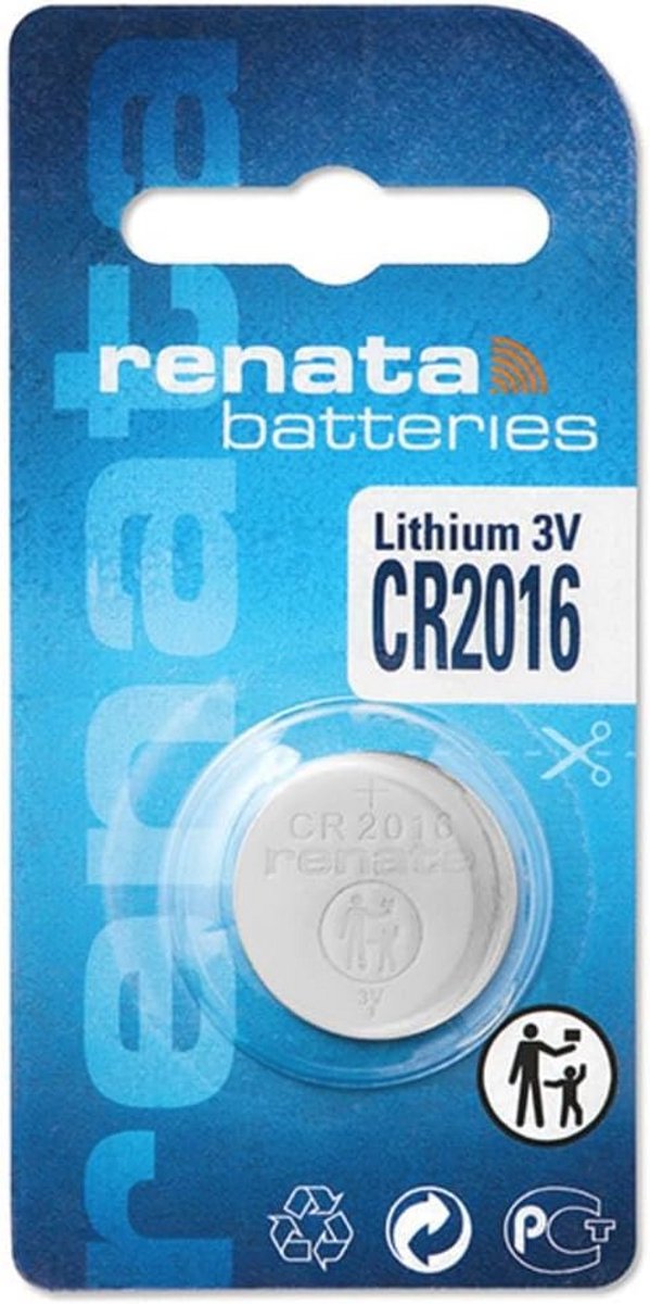 CR2016 Lithiumbatterijen 3V - 2 Stuks